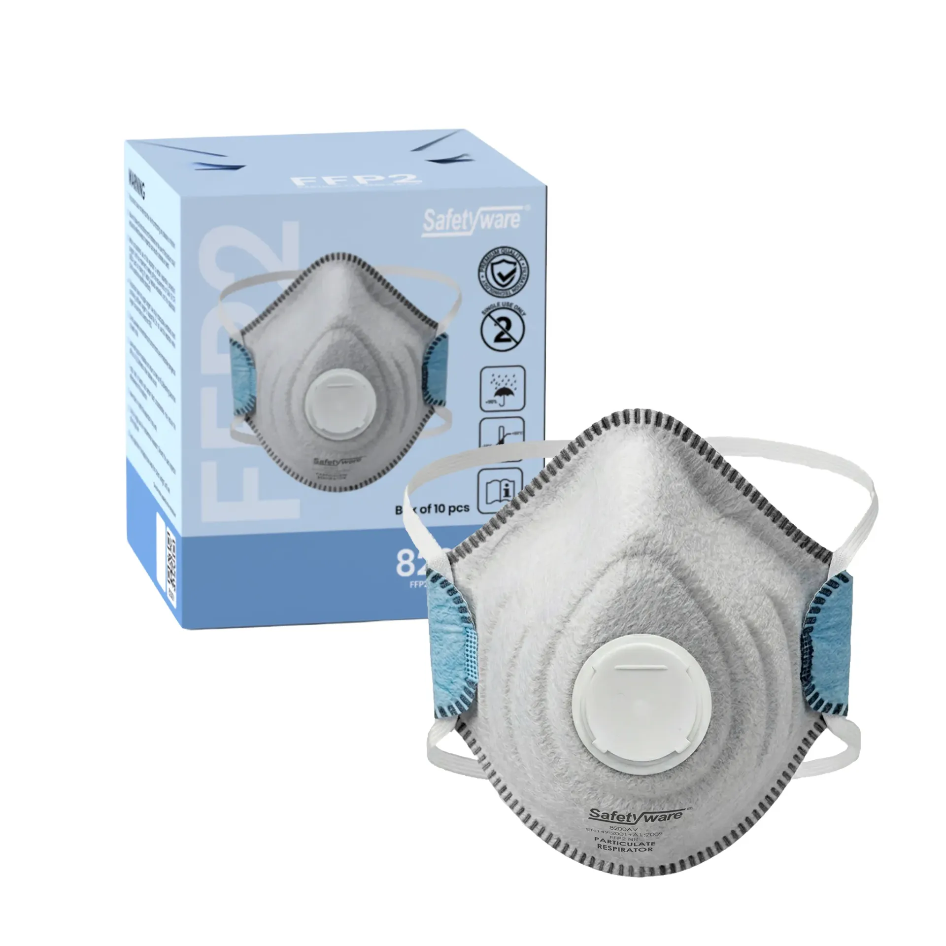SAFETYWARE FFP2D OV/AG Particulate Respirator with Valve